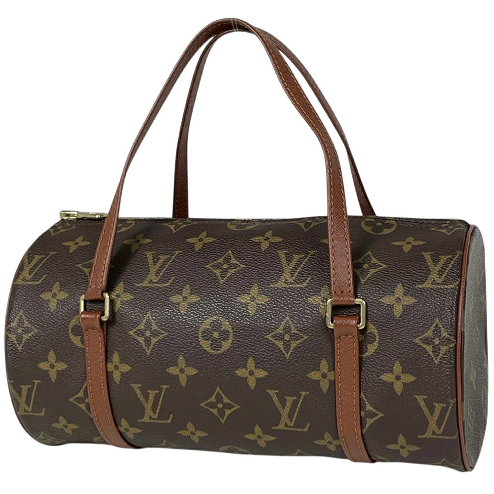 Louis Vuitton Papillon Handbag Monogram Brown